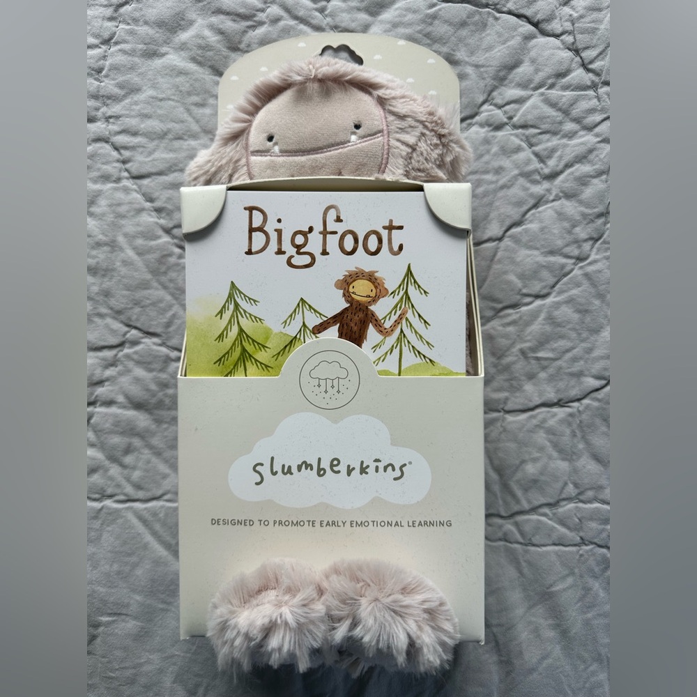 Slumberkins Bigfoot Stuffed Animal - Cream